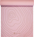 Gaiam Premium Yoga Mat, 6mm Thick Print Mat