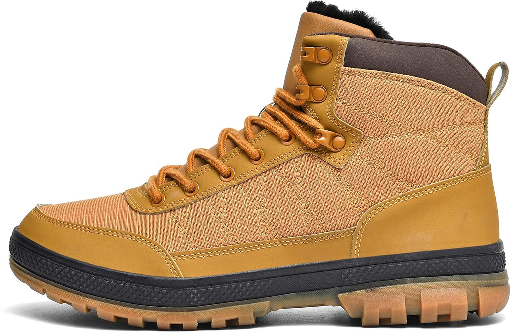Wondamo Men's Winter Hiking Snow Boots