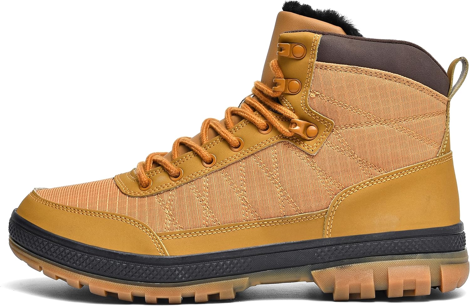 Wondamo Men's Winter Hiking Snow Boots