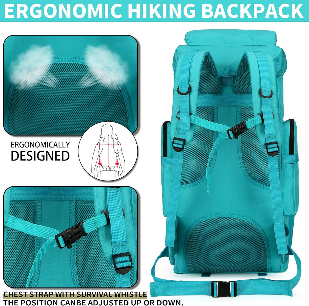 Hiking Backpack for Men 70L/100L Camping Backpack Military Rucksack Molle 3 Days Assault Pack for Climbing