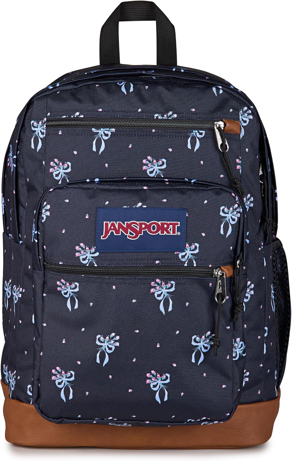 JanSport 34L Cool Backpack – 15-inch Laptop Sleeve, Pastel Petals Black