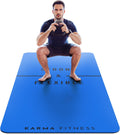 Large Workout Mat - 10mm Extra Thick Exercise Mat & Wide Yoga Mat, 72"x32"