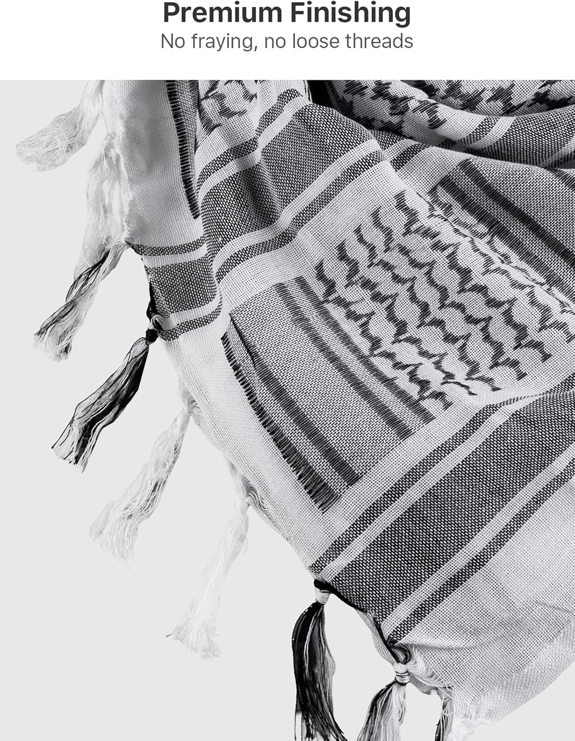 FREE SOLDIER Shemagh Keffiyeh Scarf for Men
