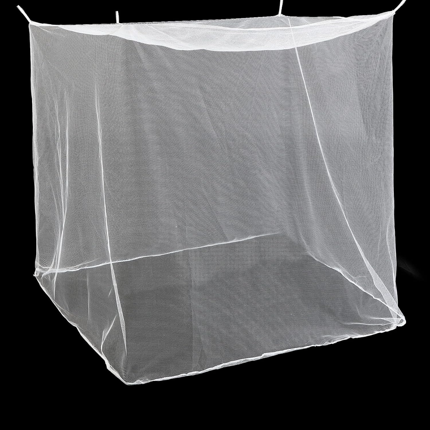 Mindsoft White Mosquito Net for Bed, L79 X W60 X H63 Inch