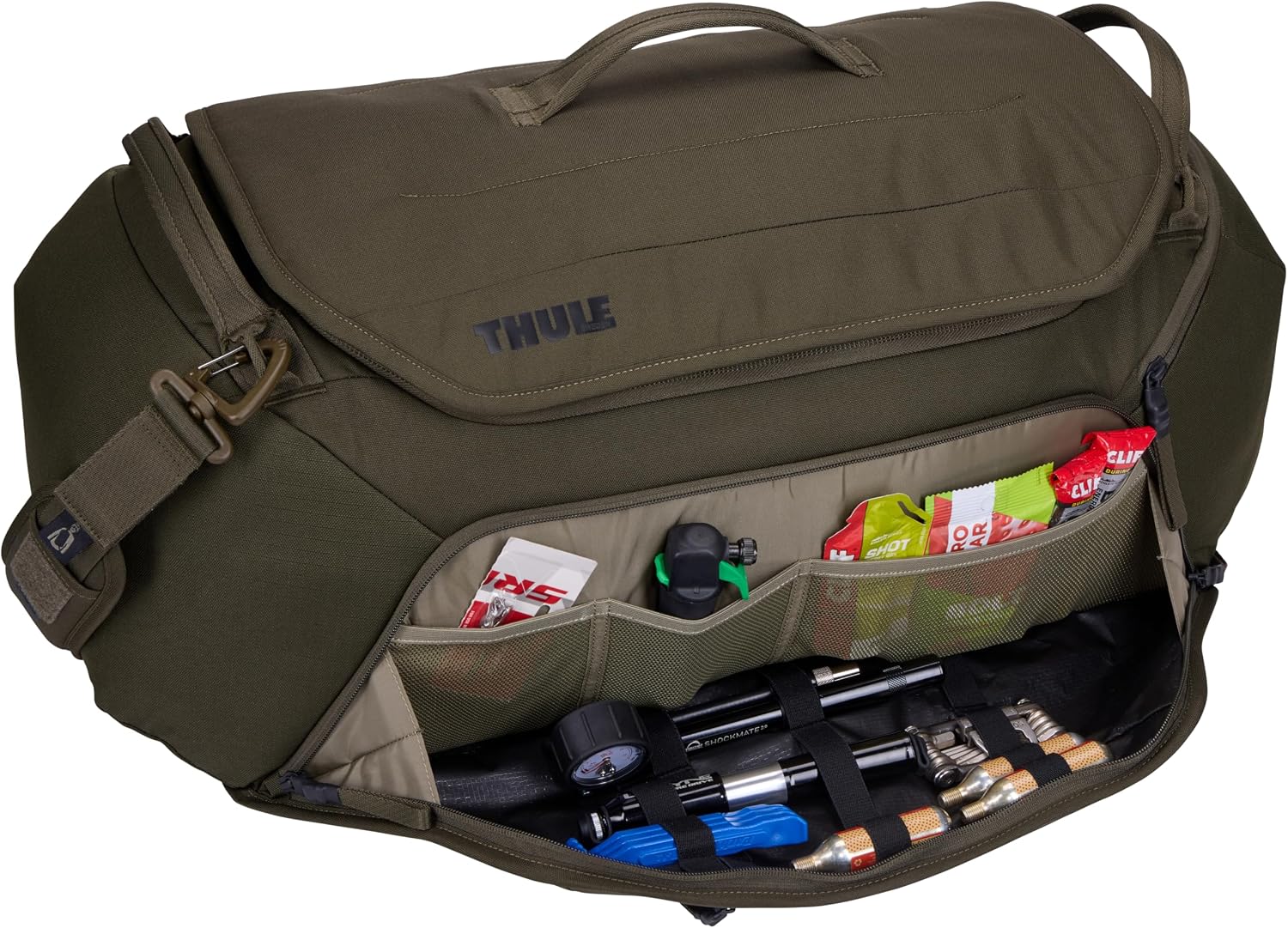 Thule RoundTrip 80L Duffel - Storage compartments to Organize and Protect Gear - Boot Bag for ski and Snowboard Travel - Soft Pocket for Goggles and Helmet - Dry Bag Included