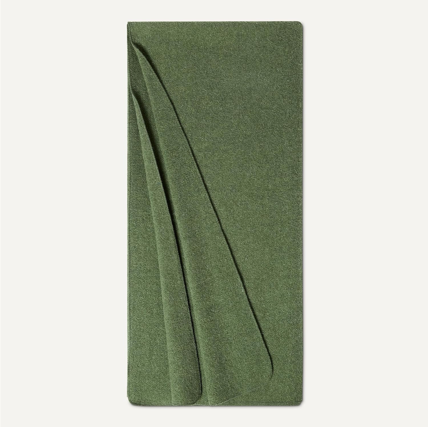 Amazon Basics Outdoor Camping Blanket, Military-Style Wool Blend, Camping Essentials