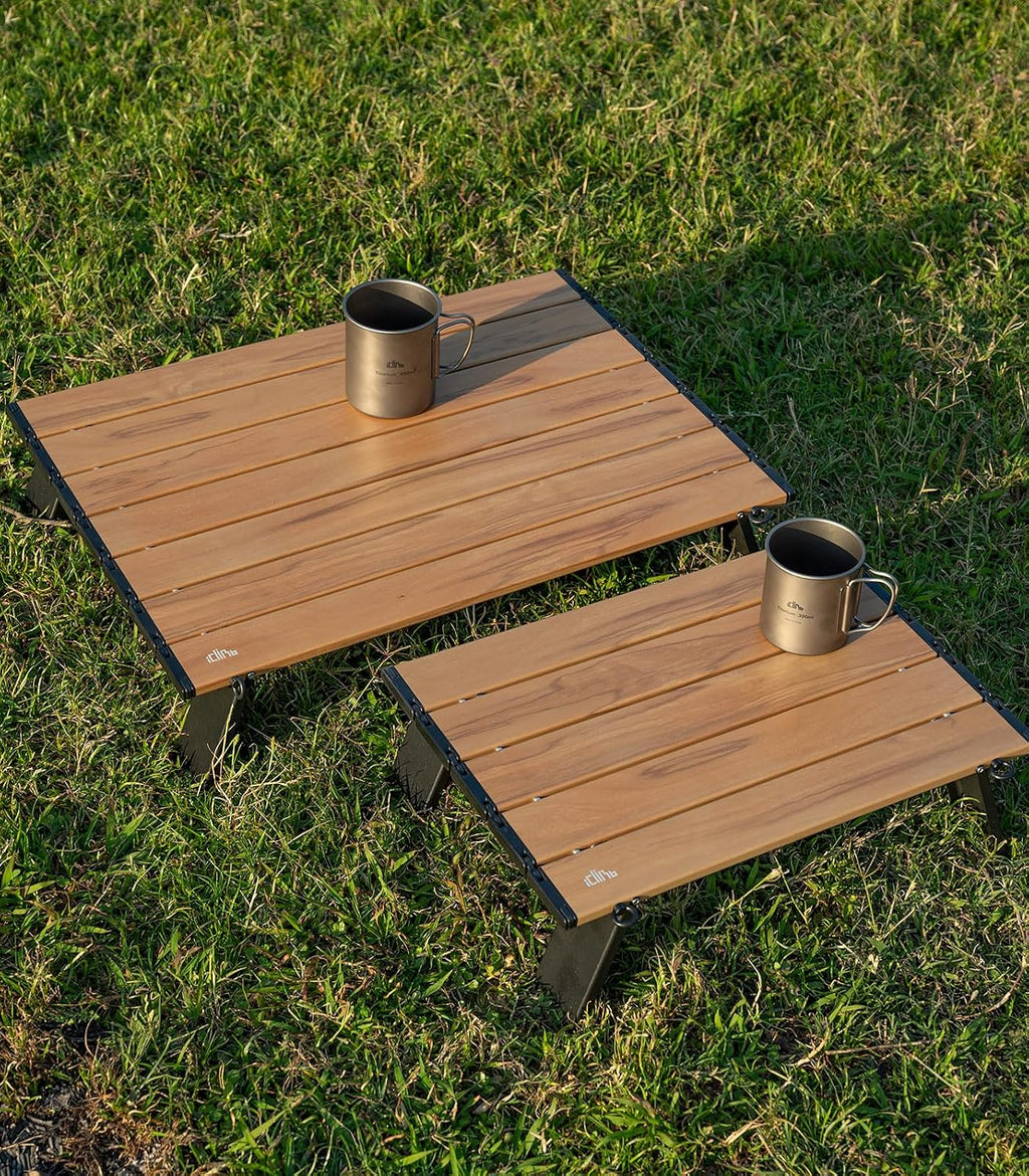 iClimb Ultralight Compact Mini Folding Alu. Table (Nature - S)