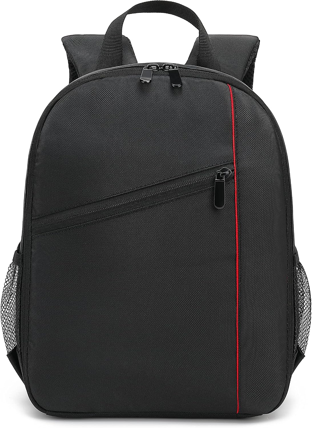 Digital DSLR Camera Waterproof Sling Backpack Shoulder Bag For Unisex Hiking Traveling Red
