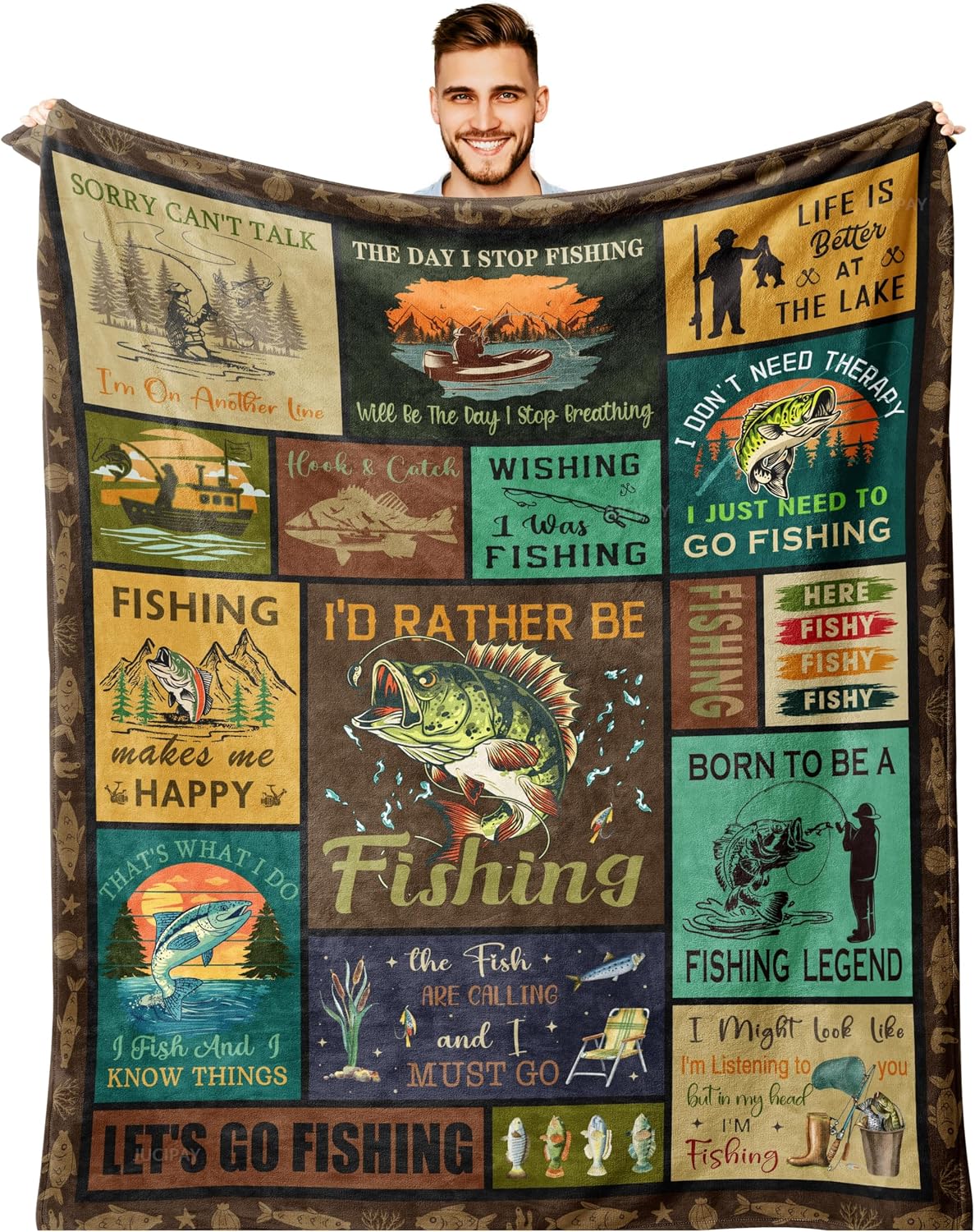 Bigfoot Gifts, Big Foot Sasquatch Gifts, Sasquatch Blanket 60"x50", Bigfoot Blanket, Birthday Gifts for Sasquatch Lovers