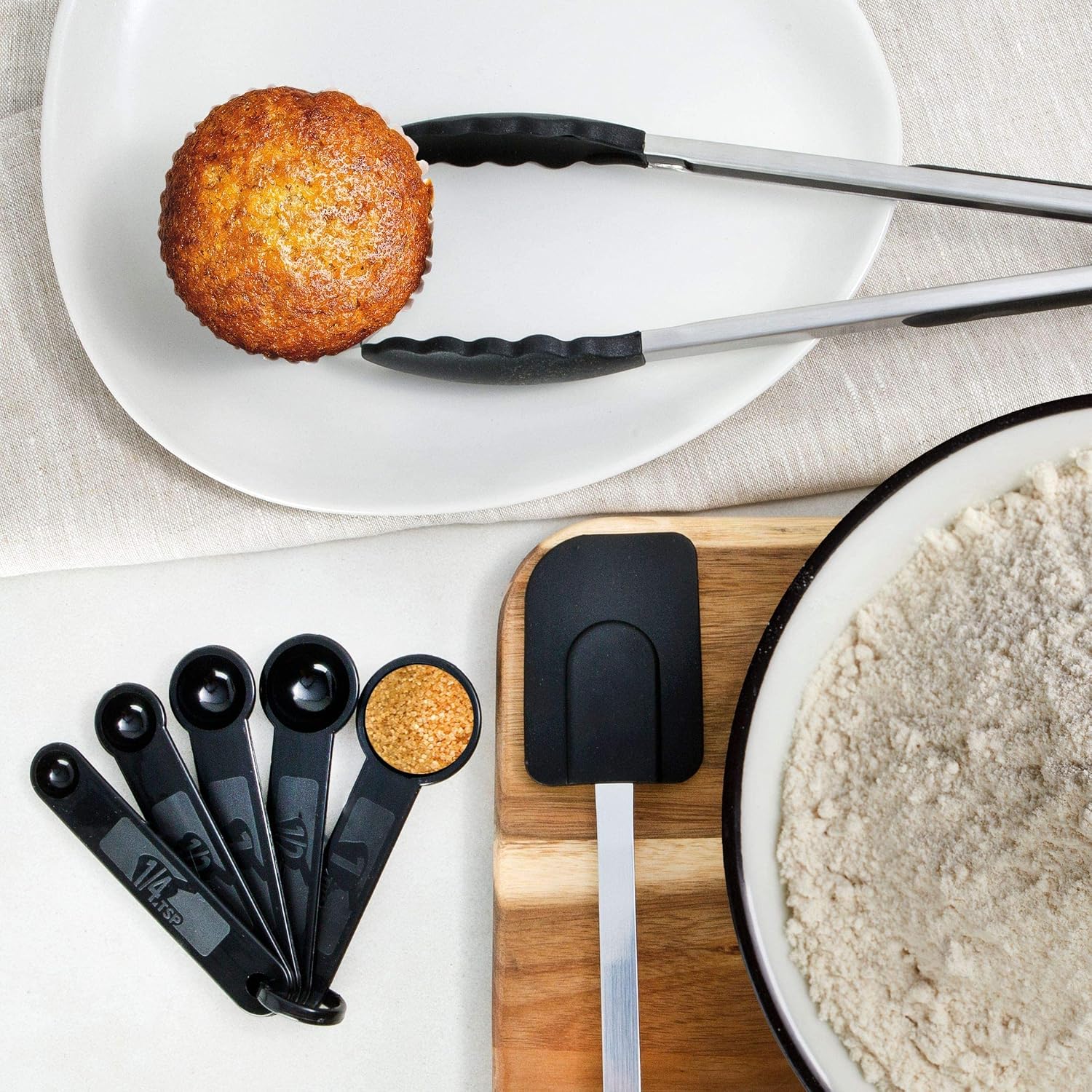 Home Hero Stainless Steel Kitchen Utensils Set - Heat-Resistant Silicone & Nonstick Tools - Durable Stainless Steel Kitchen Gadgets - Complete Kit Measuring Cups & Spoons - 41-Piece Set