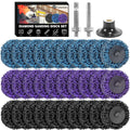 33 PCS 2" Quick Change Diamond Sanding Discs Set Easy Strip Discs, Mix