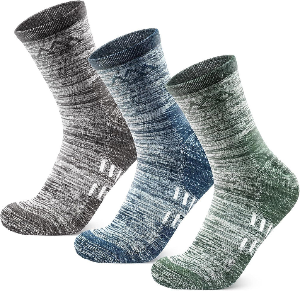 innotree Men's Merino Wool Hiking Socks 3 Pairs