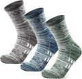 innotree Men's Merino Wool Hiking Socks 3 Pairs
