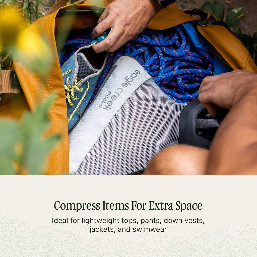 Eagle Creek Pack-It Specter Compression Packing Cubes - Durable, Ultra-Lightweight and Water-Resistant Ripstop Fabric Suitcase Organizer Bags for Clothing and Gear
