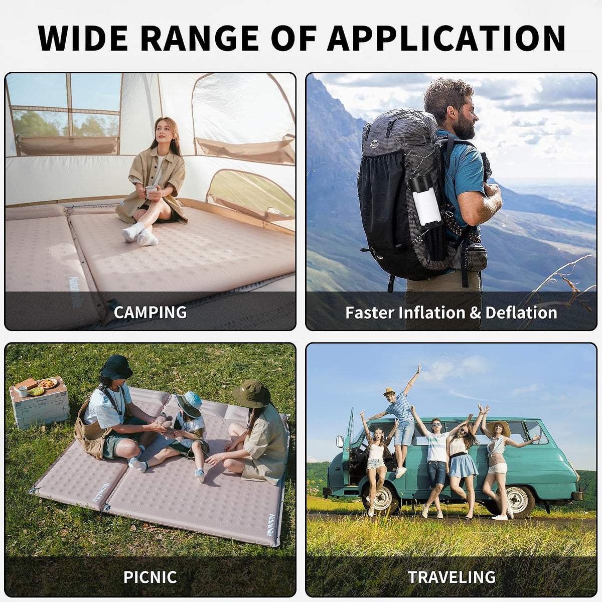 Naturehike Connectable Self Inflating Sleeping Pad