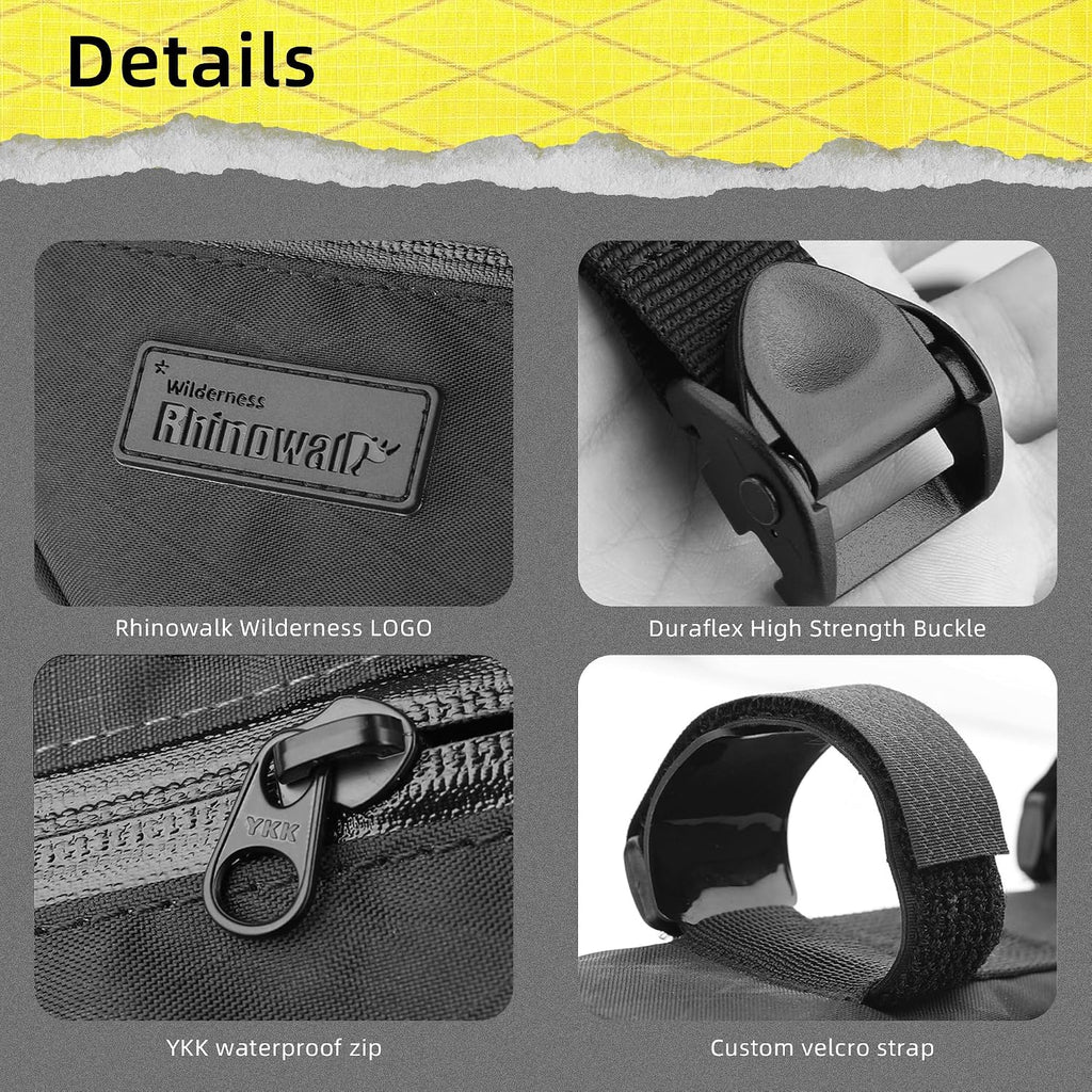 Rhinowalk Bicycle Front Frame Bag Bike Under Top Tube Triangle Bag 2.9L Cycling Accessories Nylon Pack Pouch for MTB Road Bike Cycling Commuting and Outdoor Adventures