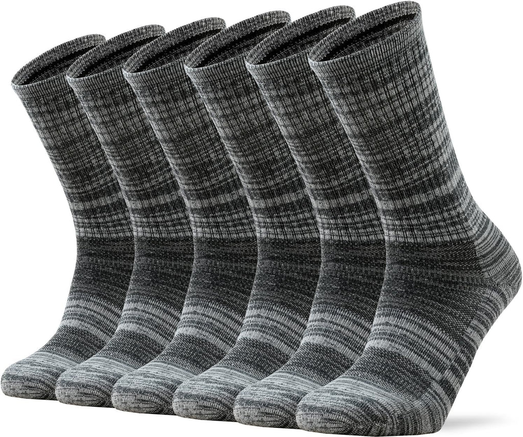 Ortis Merino Wool Socks for Men Outdoor Hiking Casual Soft Cushion Crew