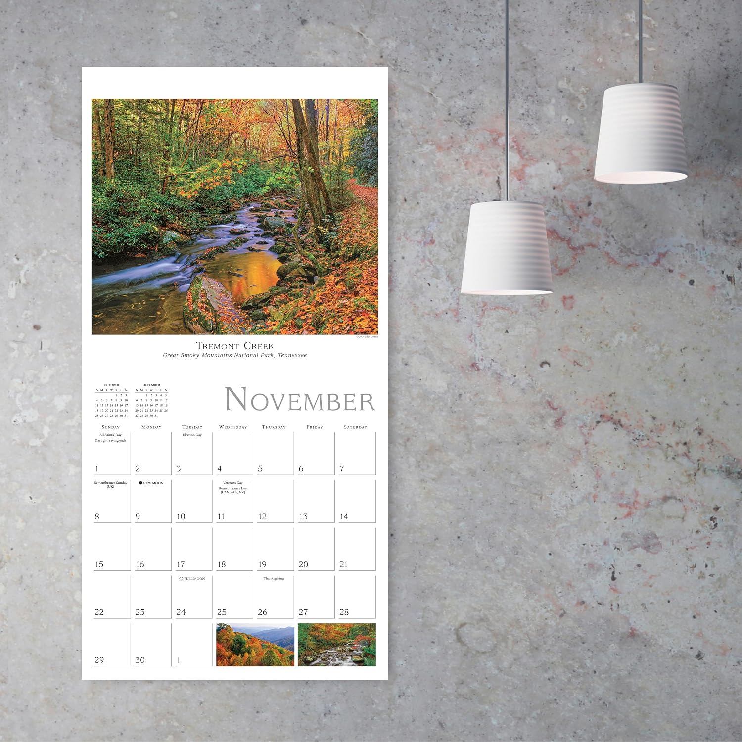 The Spirit of Place 2026 Wall Calendar, 12-Month Nature & Travel Photography of America's Treasured Lands, 12" x 12", 2026 Calendar and Planner with Large Monthly Grids for Home and Office