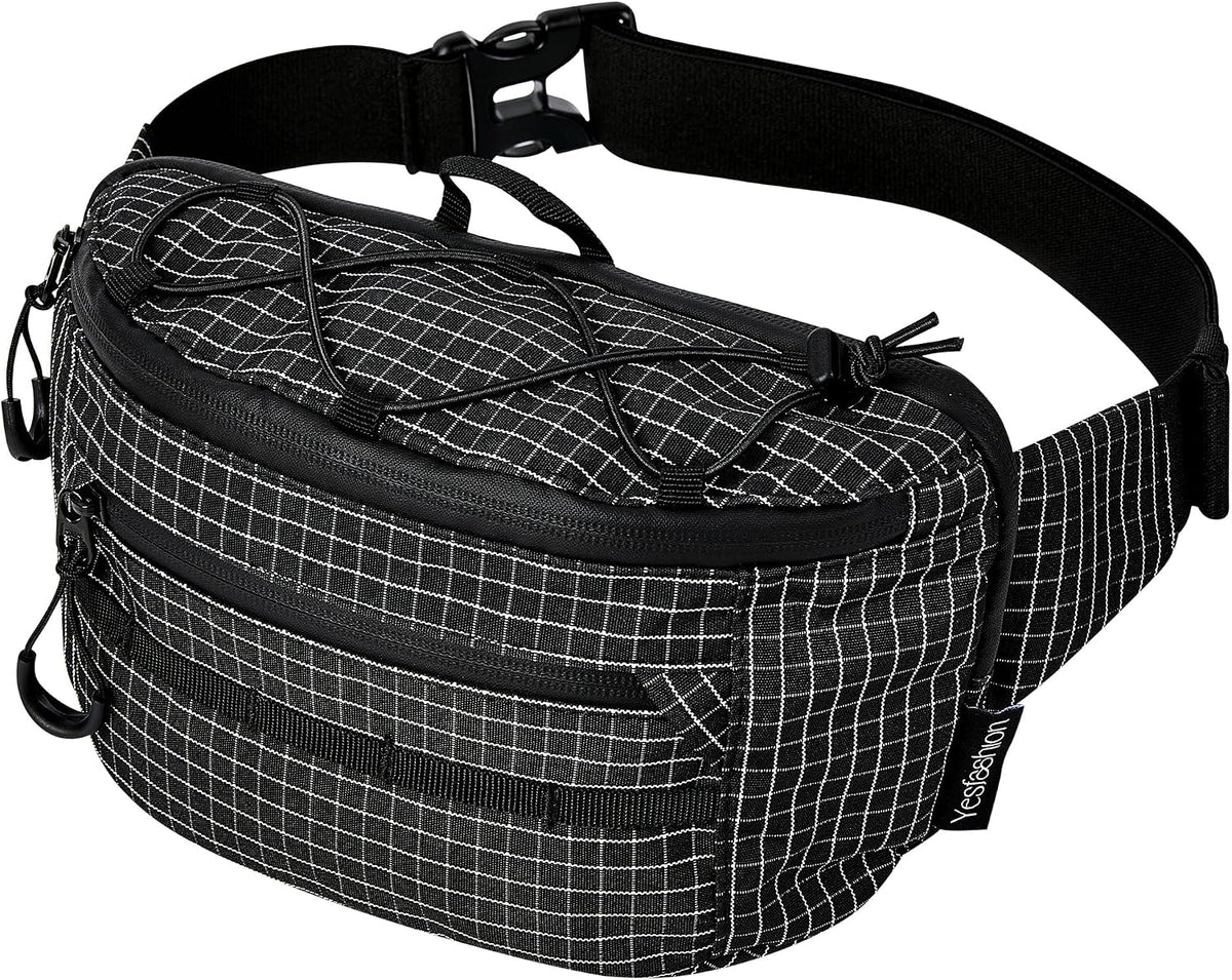 Tactical Fanny Packs for Women Men RFID Blocking Water Resistant Sling Bag