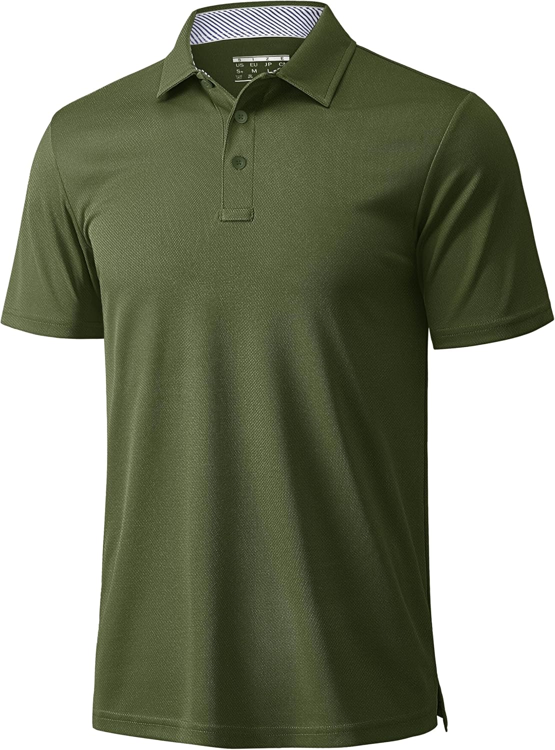 MAGCOMSEN Mens Polo Shirts Short Sleeve Moisture Wicking Performance Collared Shirt Athletic Casual Golf Polos