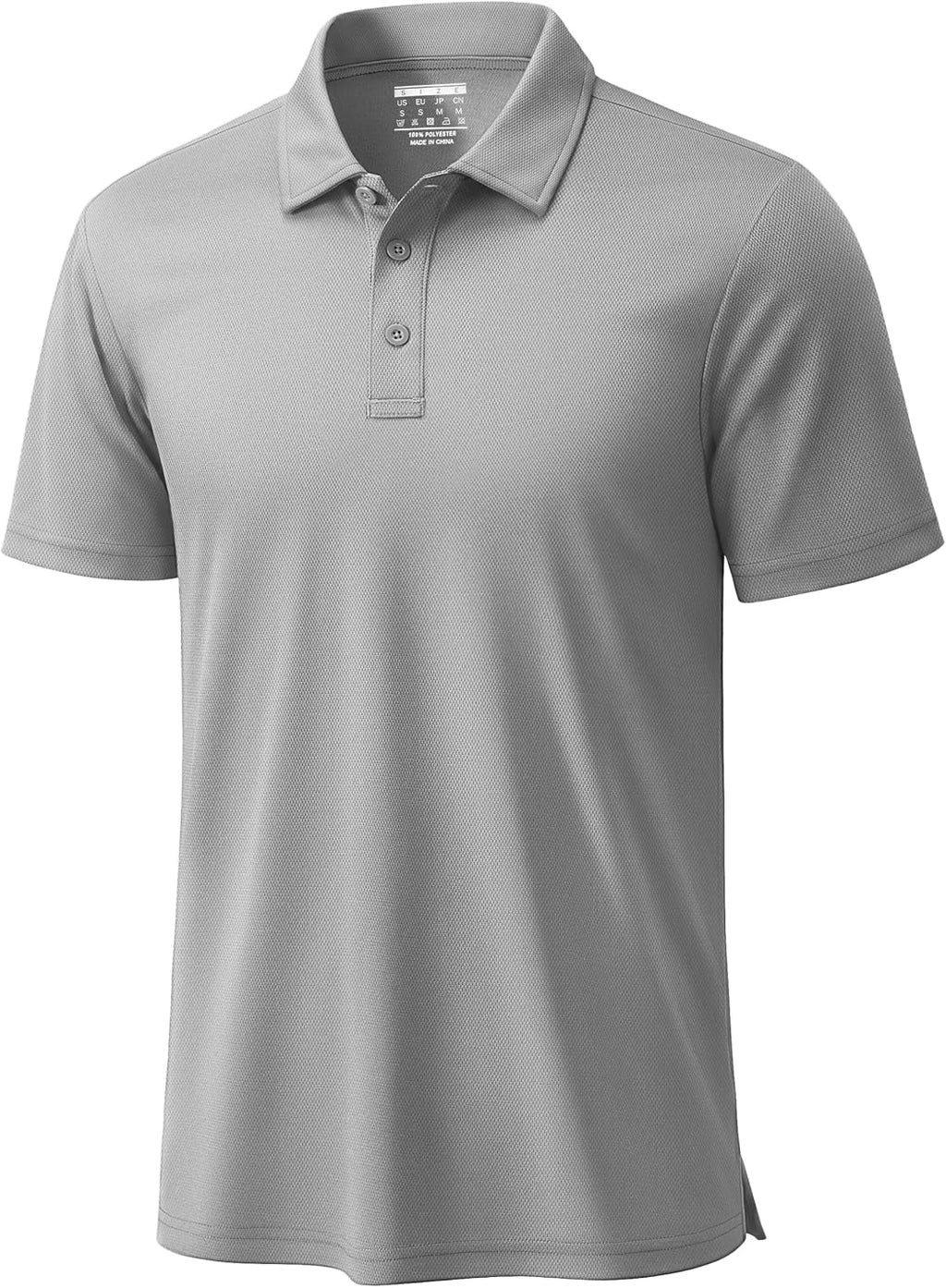 TACVASEN Men's Polo Shirts Short Sleeve Dry Fit Collared Golf Shirt
