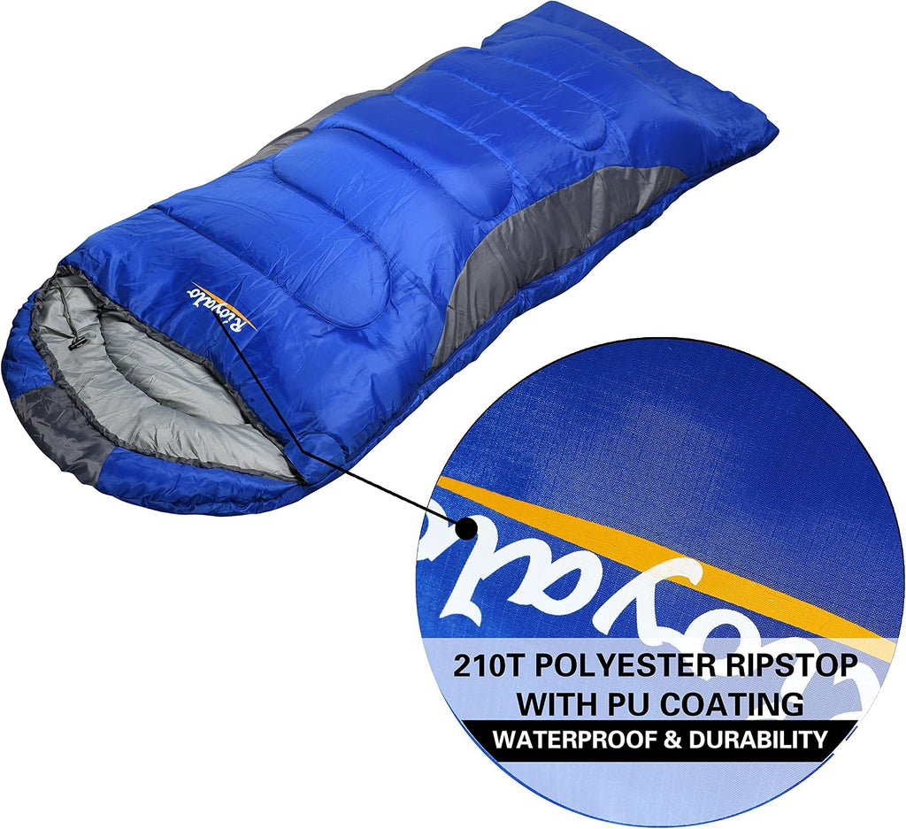 0 Degree Winter Sleeping Bags for Adults, Cold Weather Camping