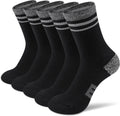 Gonii Women Athletic Cushioned Crew Socks 5 Pairs