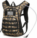 wotony Hydration Backpack with Water Bladder for Hiking Tactical Hydration Pack for Men Women Molle Water Backpack for Hiking