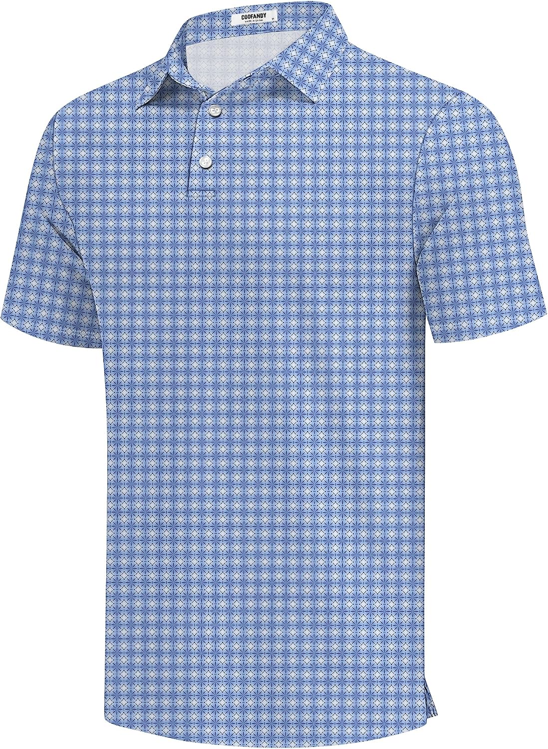 COOFANDY Mens Golf Polo Shirts Short Sleeve Quick Dry Casual Collared Shirt