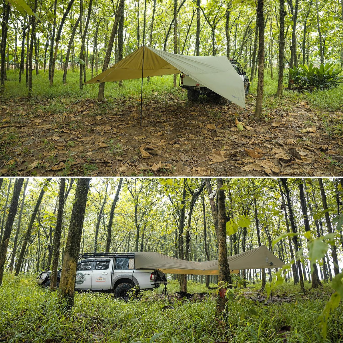 GEERTOP Car Tailgate Awning 19 x 16 FT, Waterproof Camping Shelter
