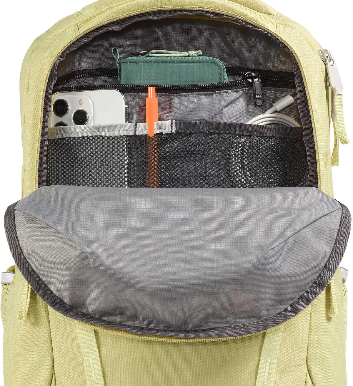 The North Face Women's Vault Everyday Backpack, Pear/Lemon Mist, OSFA