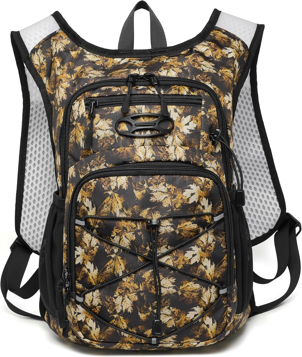 Wotony Lightweight Hydration Backpack with 2LOR 3LWater Bladder for Cycling Hiking Rave - Water Daypack for Men Women
