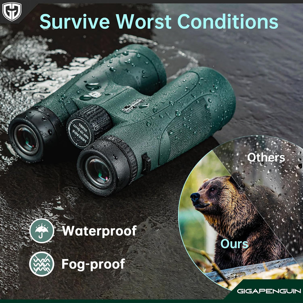 15x52 HD Binoculars for Adults High Powered with Upgraded Phone Adapter