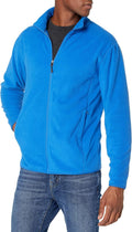 Amazon Essentials Men's Full-Zip Polar Fleece Jacket with Zippered Pockets for Cold Outdoor Weather (Available in Big & Tall)