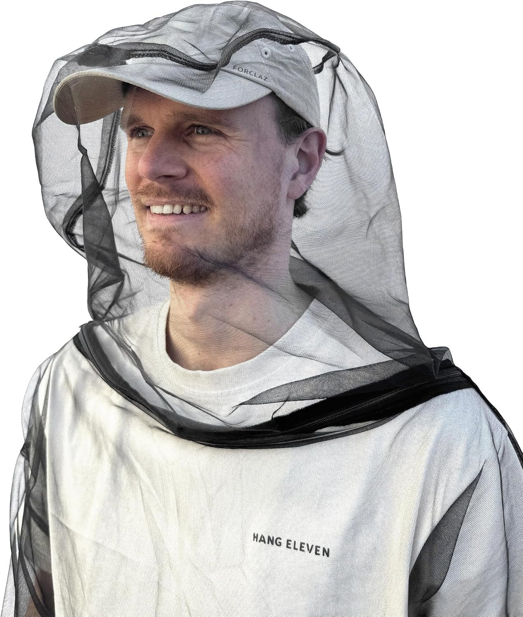 Universal Backpackers Mosquito Net Jacket for Mosquitoes & Bug Protection - Outdoor Insect Netting Resistent Clothes