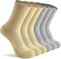 Gonii Women Athletic Cushioned Crew Socks 5 Pairs