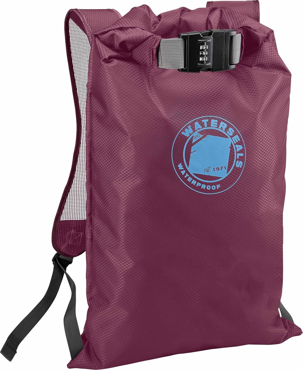 Lewis N. Clark WaterSeals Locking Backpack | Waterproof Bag | Anti-Theft Combination Lock | For Men & Women | Teal