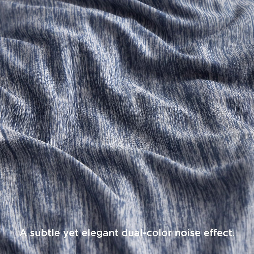 Bedsure Silky Soft Cooling Blanket for Hot Sleepers, Throw XL, Navy