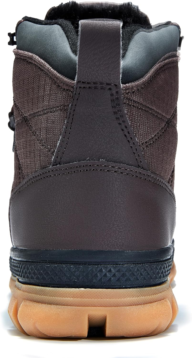 Wondamo Men's Winter Hiking Snow Boots