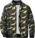 MAGCOMSEN Men's Bomber Jacket Lightweight Windbreaker Spring Fall Jacket