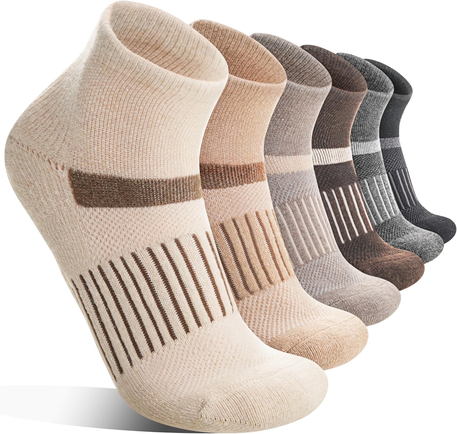 Anlisim Merino Wool Ankle Running Hiking Socks for Women and Men