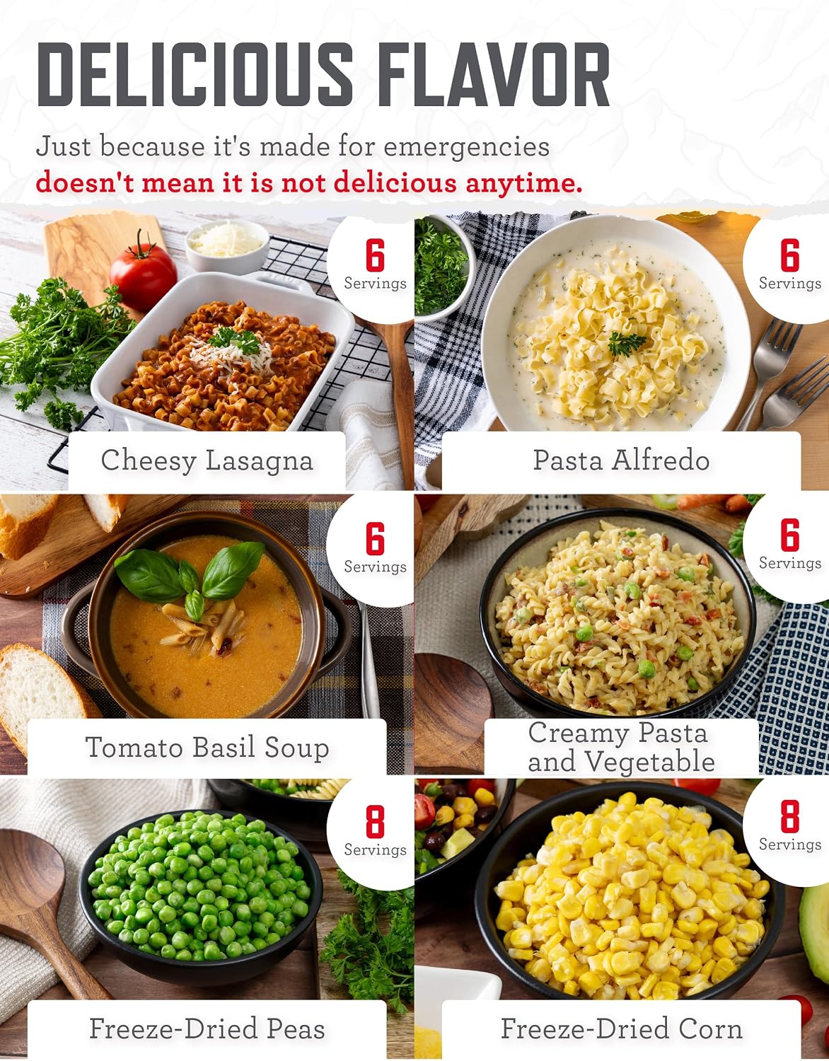 READYWISE Emergency Food Survival Supply, 104 Servings, Variety Bucket