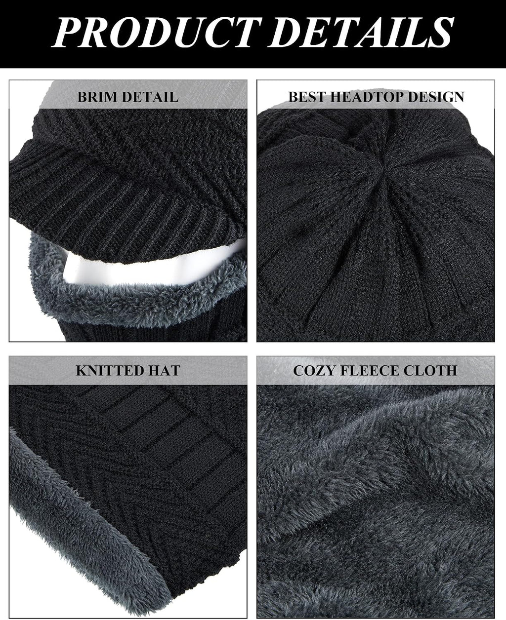 Syhood Winter Balaclava Ski Mask Fleece Lined