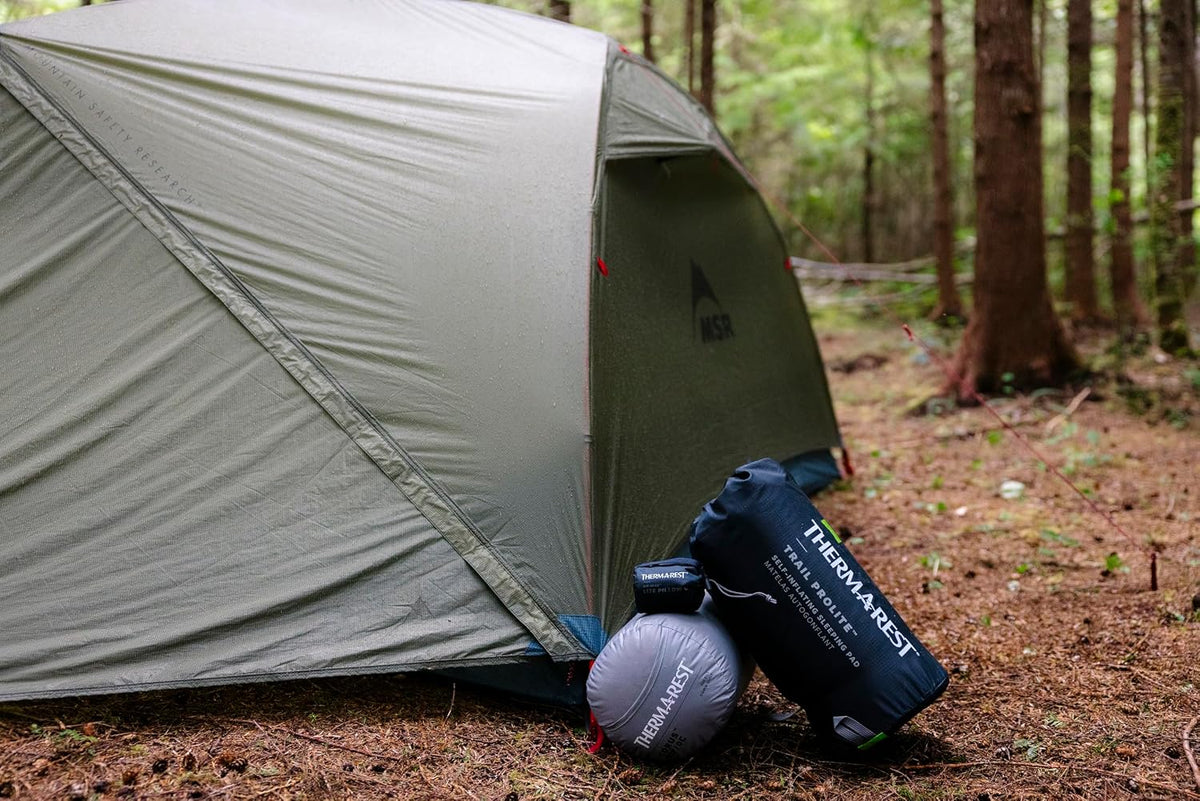 Therm-a-Rest Trail Prolite Lightweight Self Inflating Backpacking Sleeping Pad, Regular
