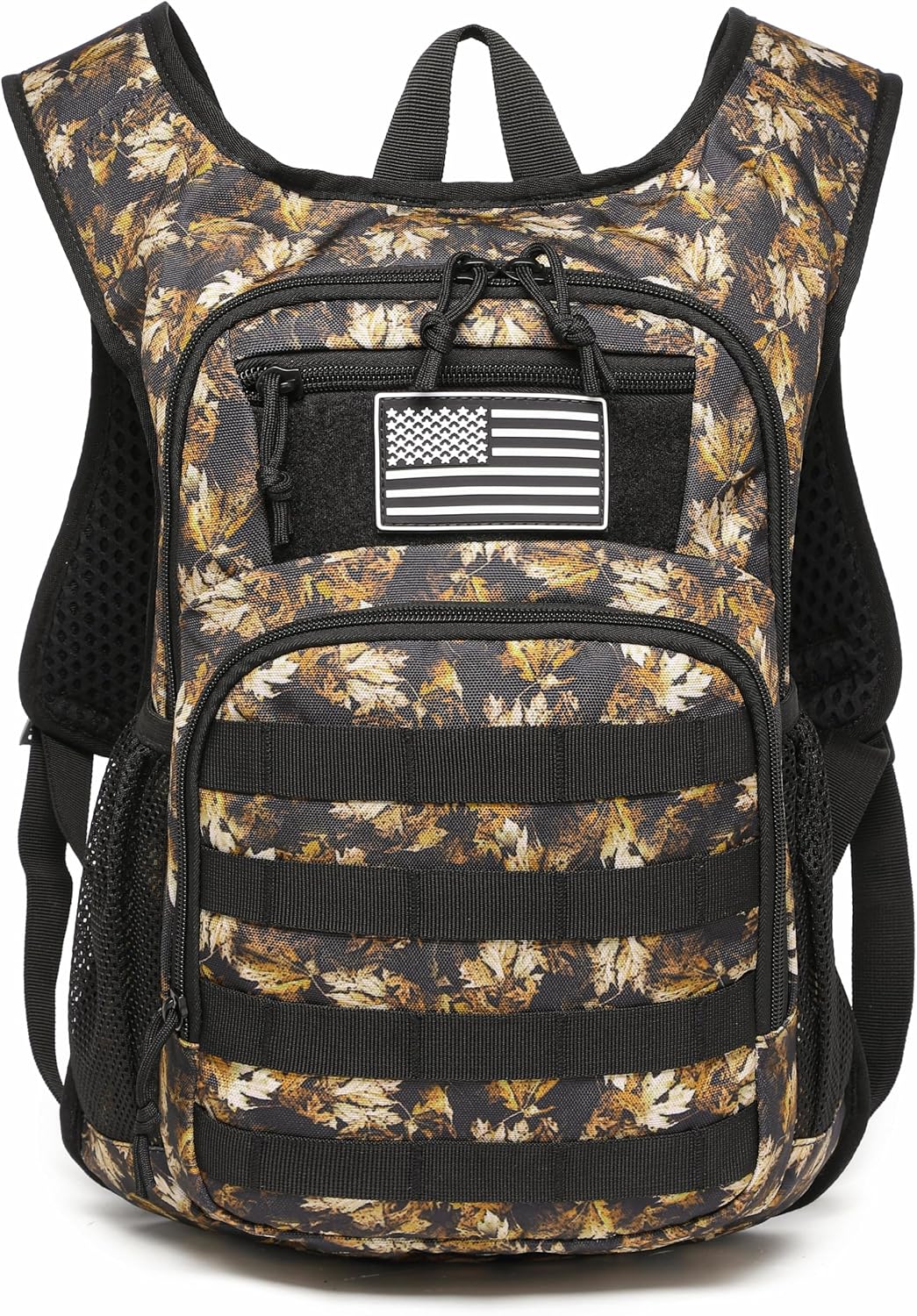 wotony Hydration Backpack with Water Bladder for Hiking Tactical Hydration Pack for Men Women Molle Water Backpack for Hiking