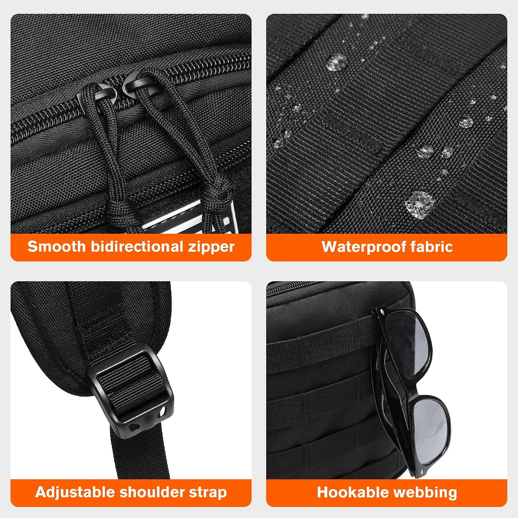 wotony Hydration Backpack with Water Bladder for Hiking Tactical Hydration Pack for Men Women Molle Water Backpack for Hiking
