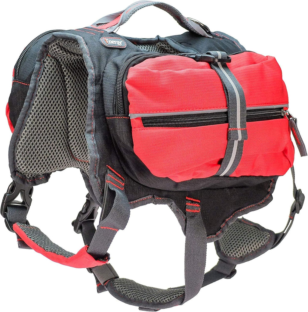 iEnergy™ MAL Dog Backpack: Weatherproof, Padded Hiking Gear for Dogs - Perfect for Large and Small Dogs - Dog Travel Bag with Hiking Harness - Medium Size