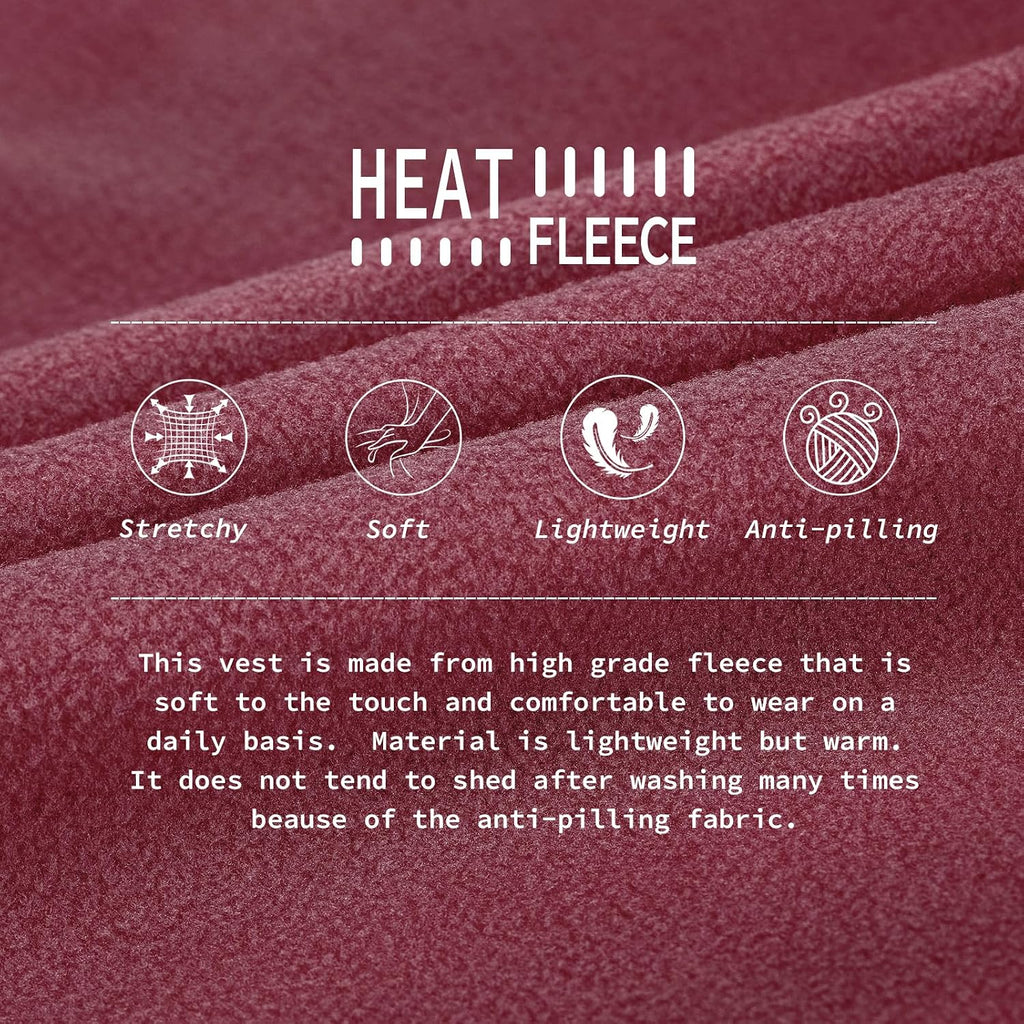 33,000ft Women's Polar Fleece Jacket Zip Up Lightweight Hiking Sweatshirt