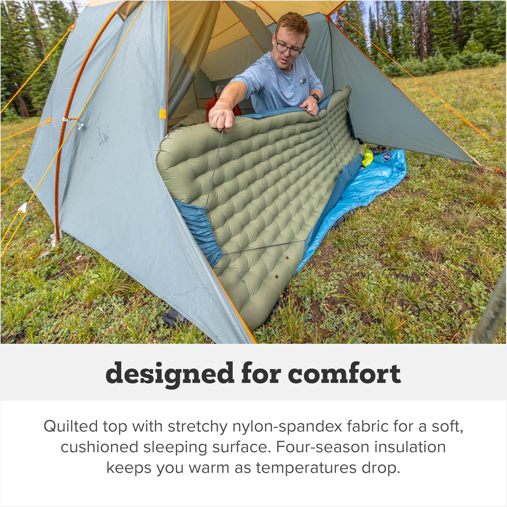 Big Agnes Campmeister Deluxe - Insulated Sleeping Pad, Wide Regular