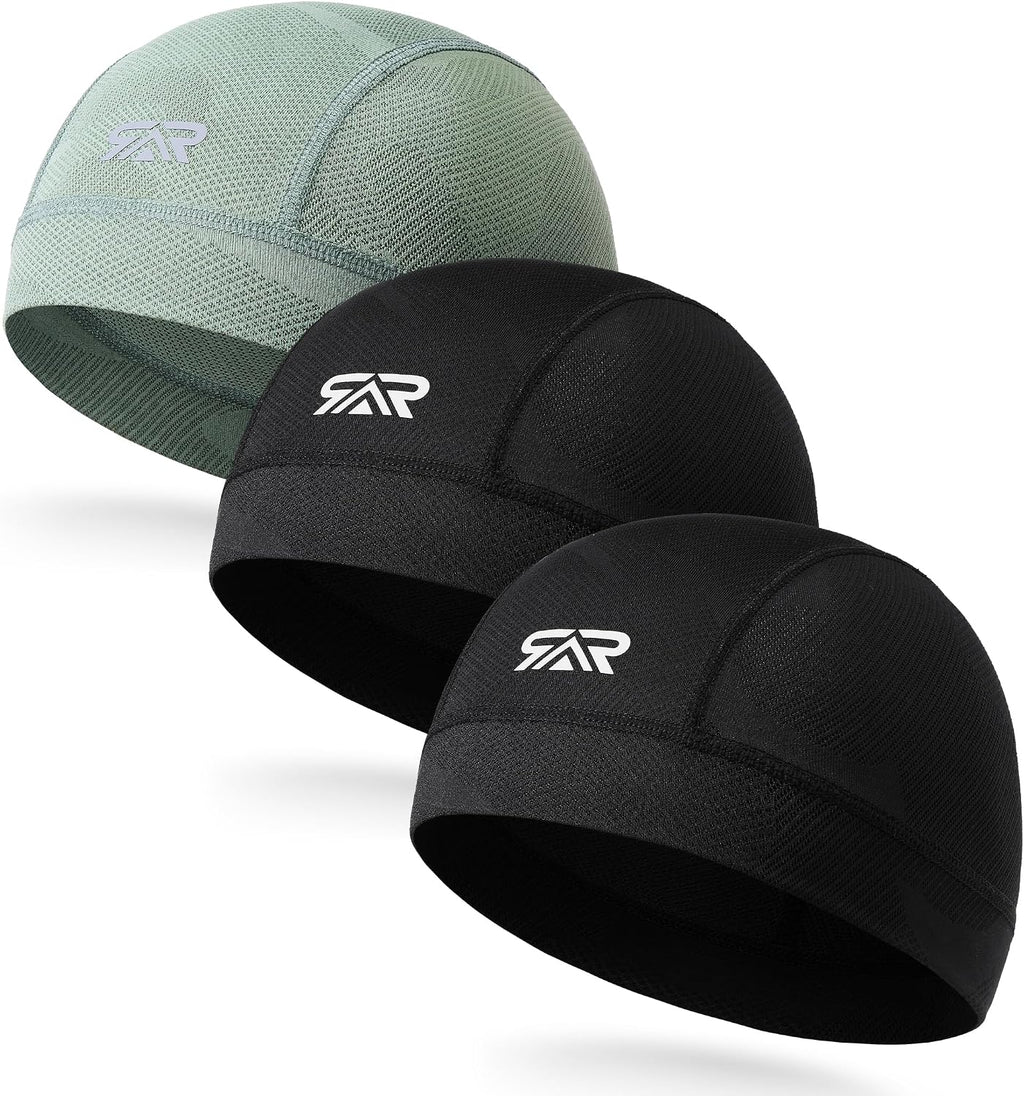 3-Pack Camo Helmet Liner Skull Cap Breathable Mesh for Men Women